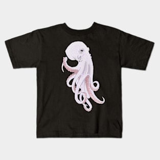 Pink octopus Kids T-Shirt